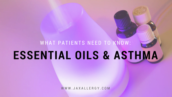 essential oils diffusers and affect on asthma