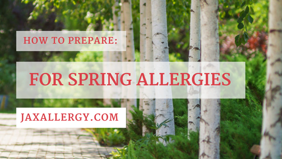 how to prepare for spring allergies in jacksonville