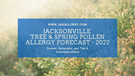 Jacksonville Tree & Spring Pollen Allergy Forecast - 2022