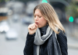 woman with chronic cough in jacksonville